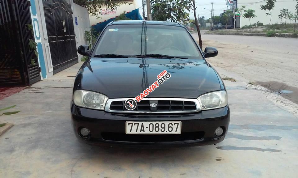 Bán xe Kia Spectra đời 2004, màu đen-4