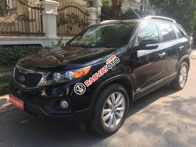 Bán gấp Kia Sorento GAT 2.4L 4WD A sản xuất 2010, màu đen, nhập khẩu-1