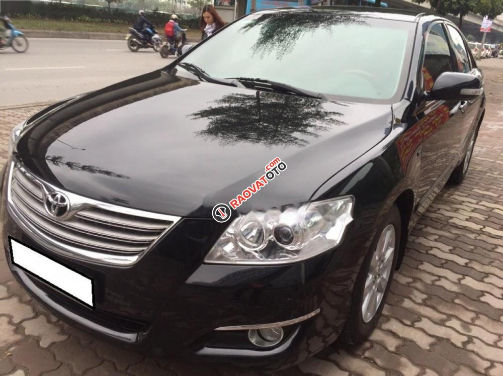 Xe Toyota Camry 2.4G đời 2009, màu đen chính chủ-1