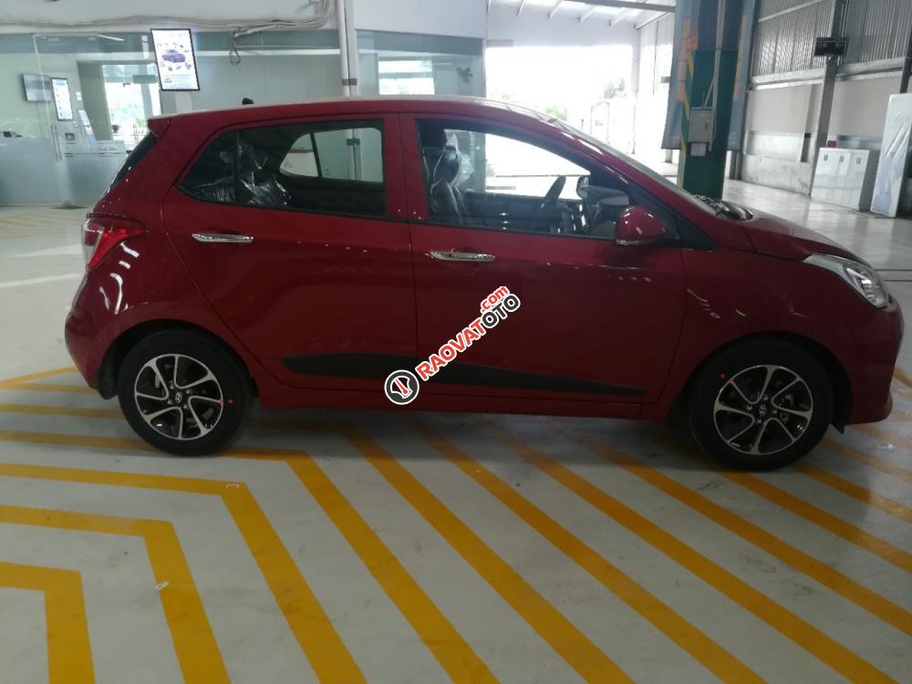 Bán Hyundai Grand i10 1.2 AT đời 2017, màu đỏ, giá chỉ 395 triệu-2