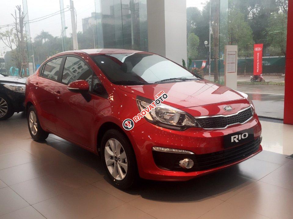 Cần bán Kia Rio AT đời 2017, màu đỏ, giá chỉ 520tr, còn bán xe là bán ưu đãi lớn, anh chị liên hệ để nhận quà-2