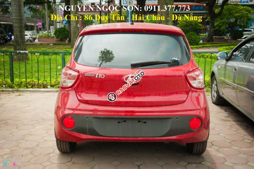 Bán Hyundai Grand i10 giá rẻ nhất Đà Nẵng, hỗ trợ trả góp 90% xe, chạy Grab, LH Ngọc Sơn: 0911.377.773-9