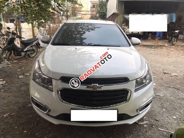 Bán Chevrolet Cruze LTZ 1.8AT sản xuất 2015, màu trắng-0