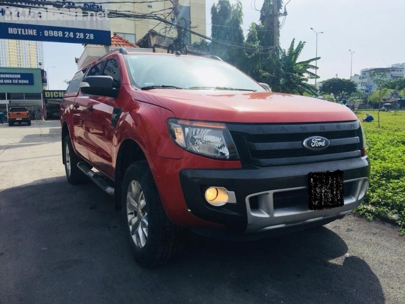 Bán ô tô Ford Ranger 3.2L  Wildtrack đời 2015, màu đỏ, xe nhập, giá 670tr-0