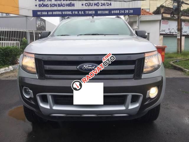 Cần bán Ford Ranger 3.2L 2015, màu bạc, 645 triệu-1