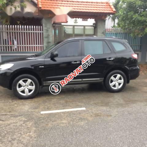 Bán Hyundai Santa Fe đời 2008, màu đen-3