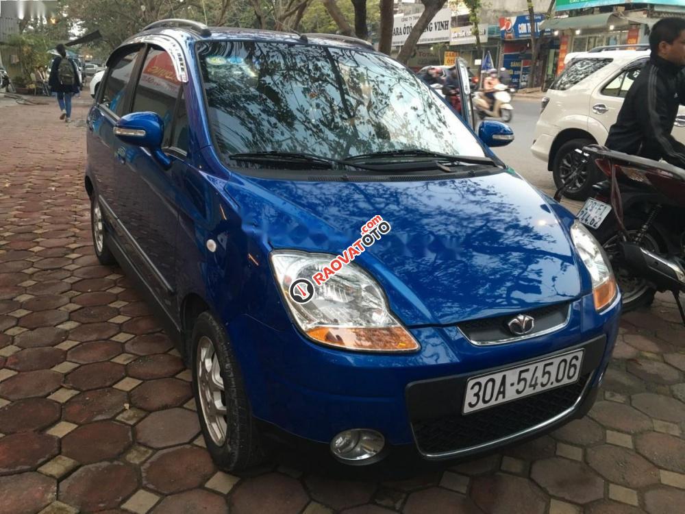 Bán Daewoo Matiz Super 0.8 AT đời 2009, màu xanh lam, nhập khẩu nguyên chiếc  -0