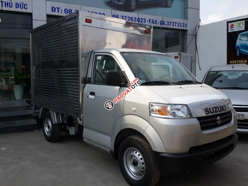 Bán xe Suzuki Carry Pro model 2017, luôn có xe sẵn giao ngay, thùng kín Inox, mui bạt, Composit-1