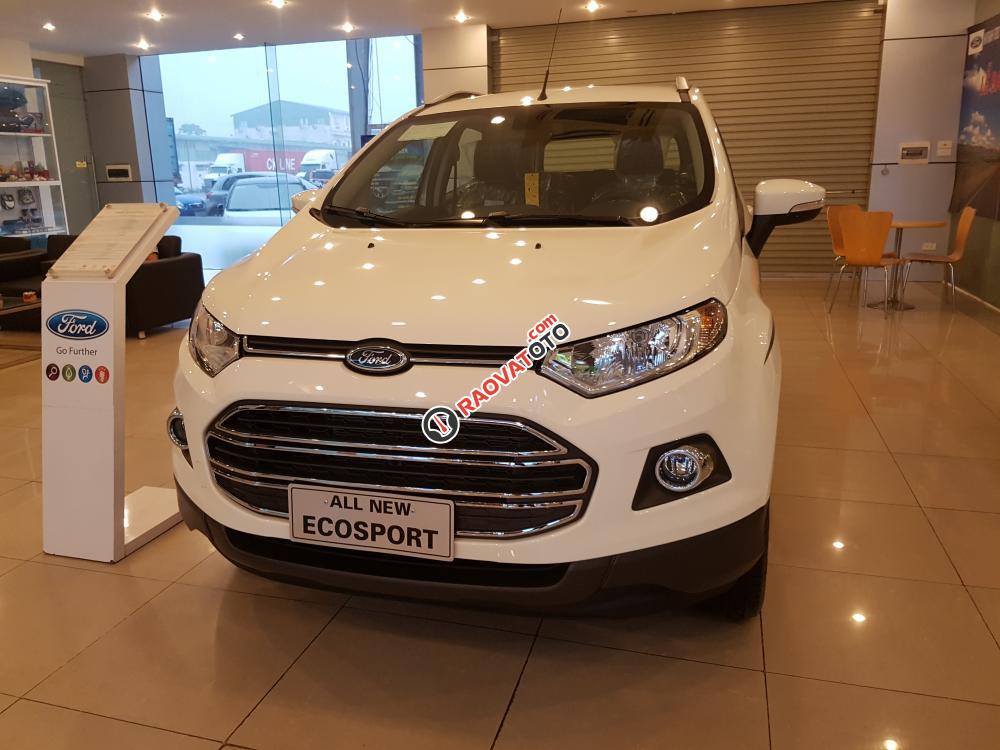 Bán Ford EcoSport Titanium 1.5l AT đời 2018, màu trắng-1