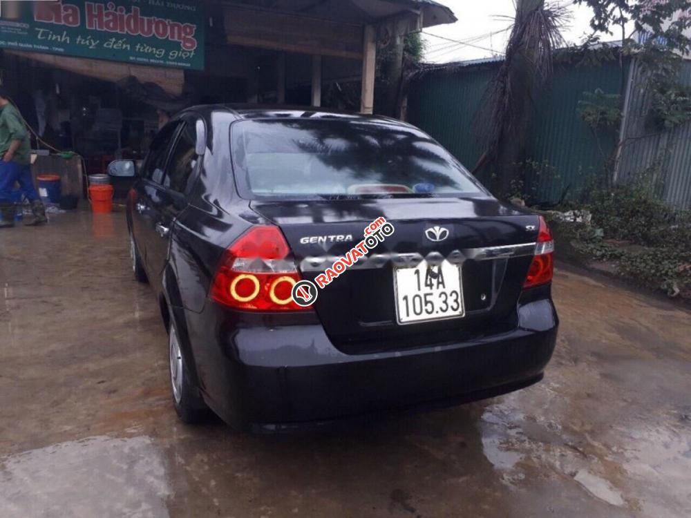 Bán Daewoo Gentra SX 1.5 MT đời 2009, màu đen -2