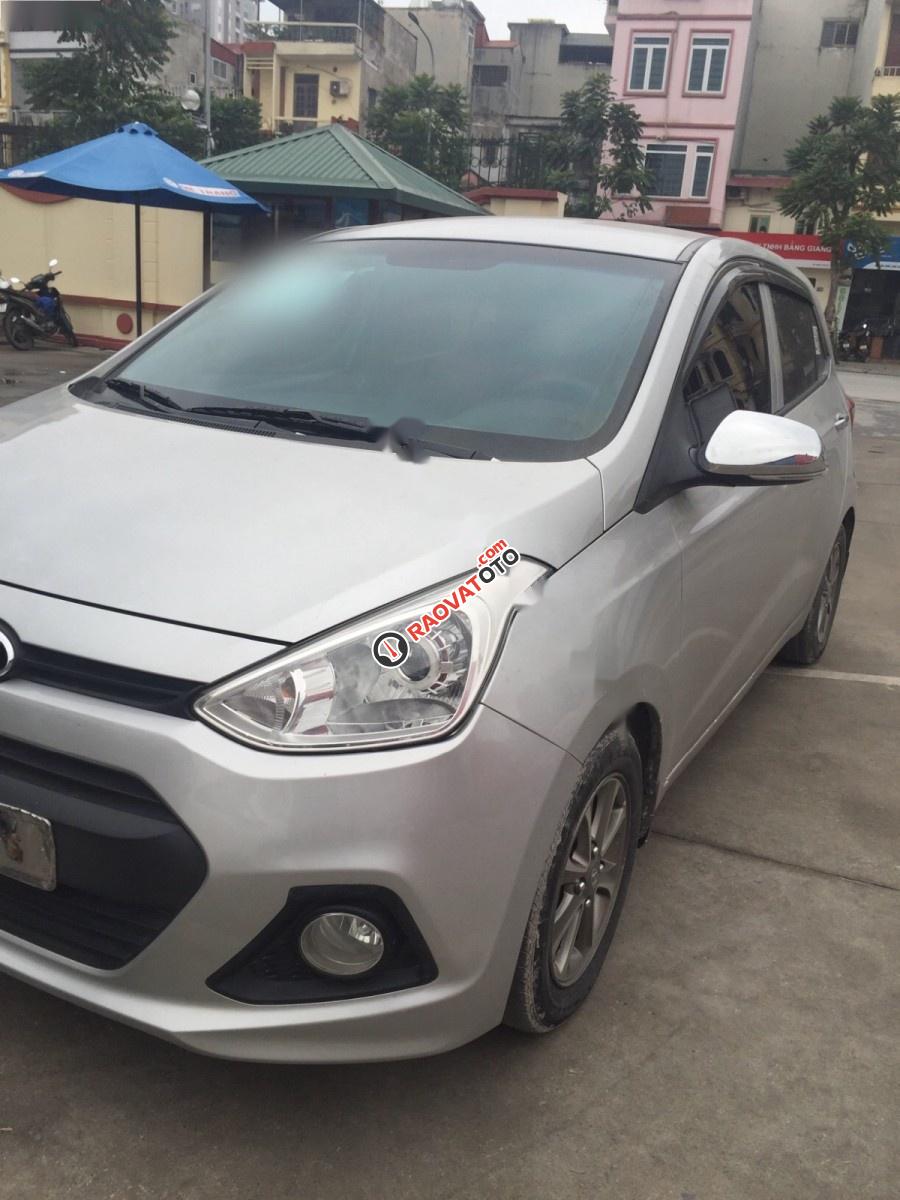 Bán ô tô Hyundai Grand i10 1.0 MT đời 2015, màu bạc, nhập khẩu nguyên chiếc, 315 triệu-0