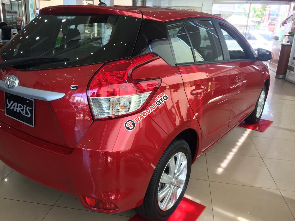 Bán Toyota Yaris E đời 2017, màu đỏ, nhập khẩu nguyên chiếc, giá 592tr-9