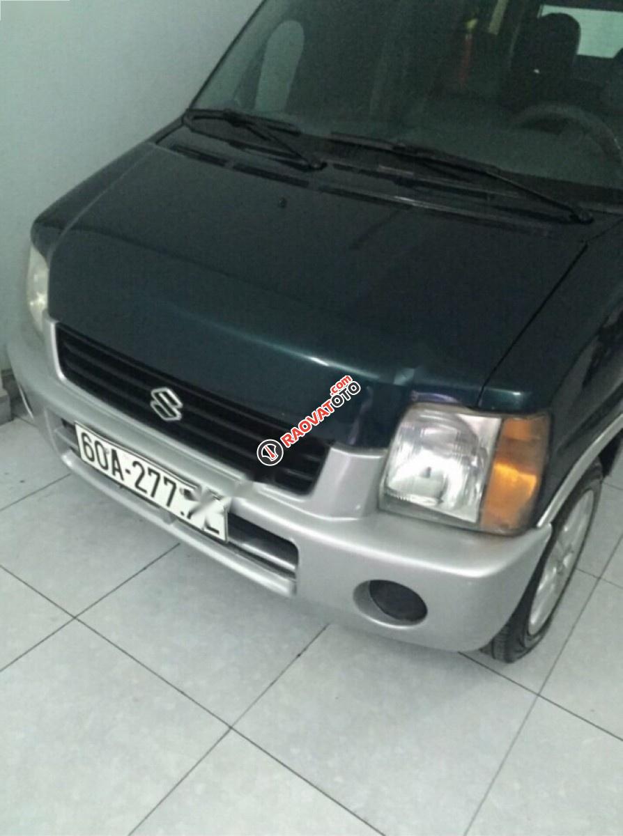 Chính chủ bán xe Suzuki Wagon R + đời 2004, màu xanh-2