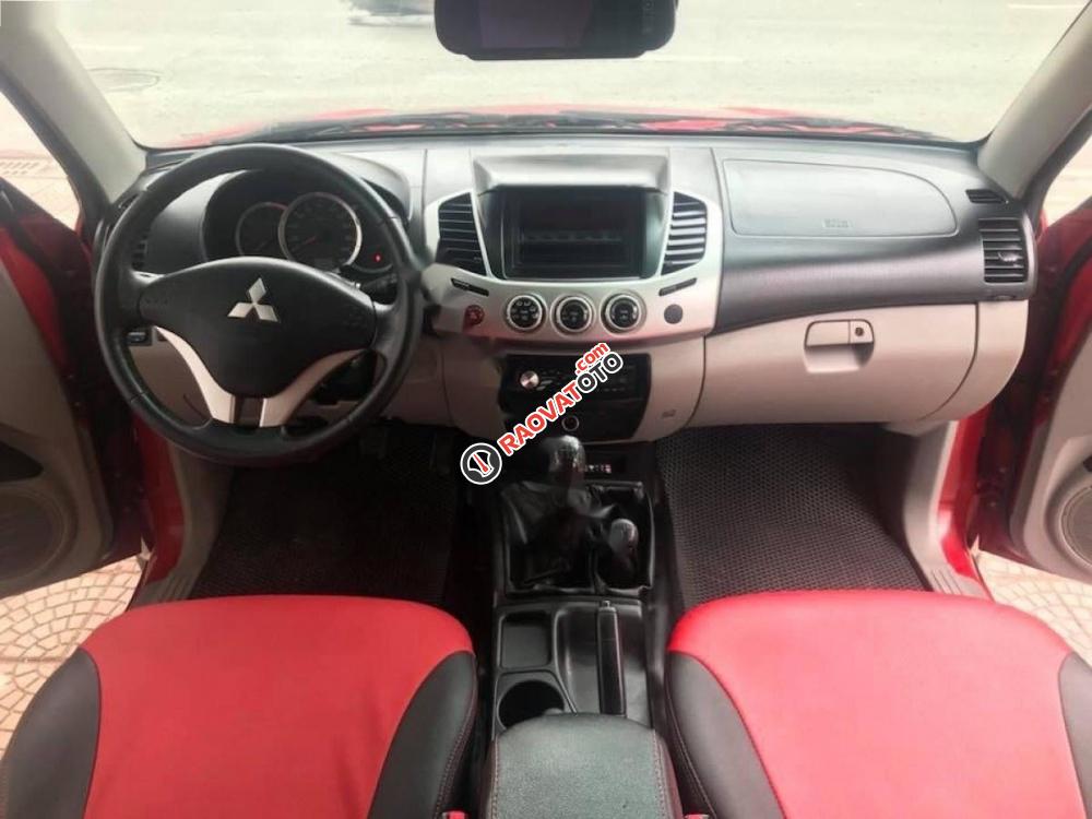 Bán Mitsubishi Triton GLS 4x4 MT sản xuất 2009, màu đỏ, nhập khẩu Thái Lan-8