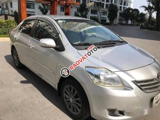Bán Toyota Vios 1.5E đời 2012, màu bạc -0