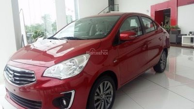 Bán ô tô Mitsubishi Attrage đời 2017, màu đỏ, xe nhập-2