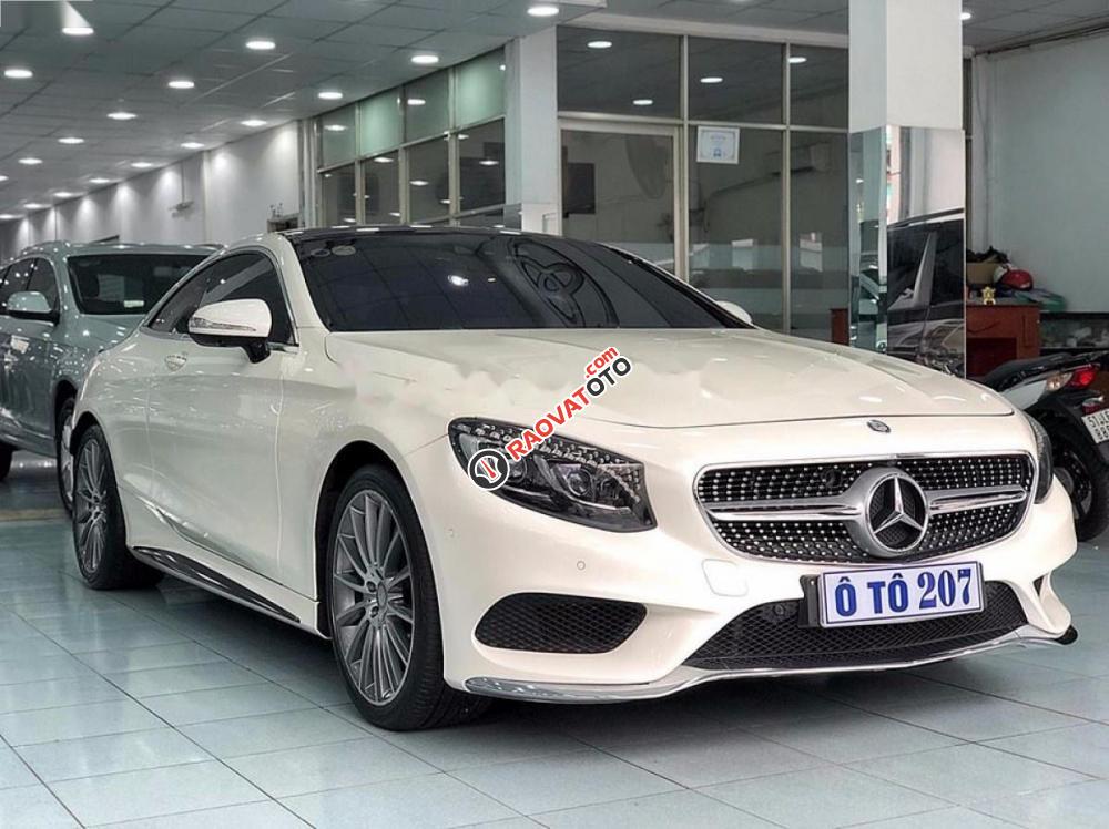 Cần bán gấp Mercedes S500 4Matic đời 2015, màu trắng, nhập khẩu nguyên chiếc-9