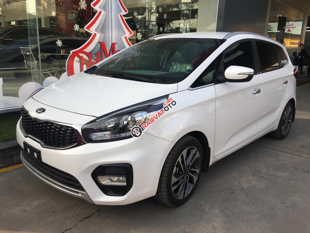 Bán Kia Rondo DAT máy dầu sản xuất 2017, màu trắng-1