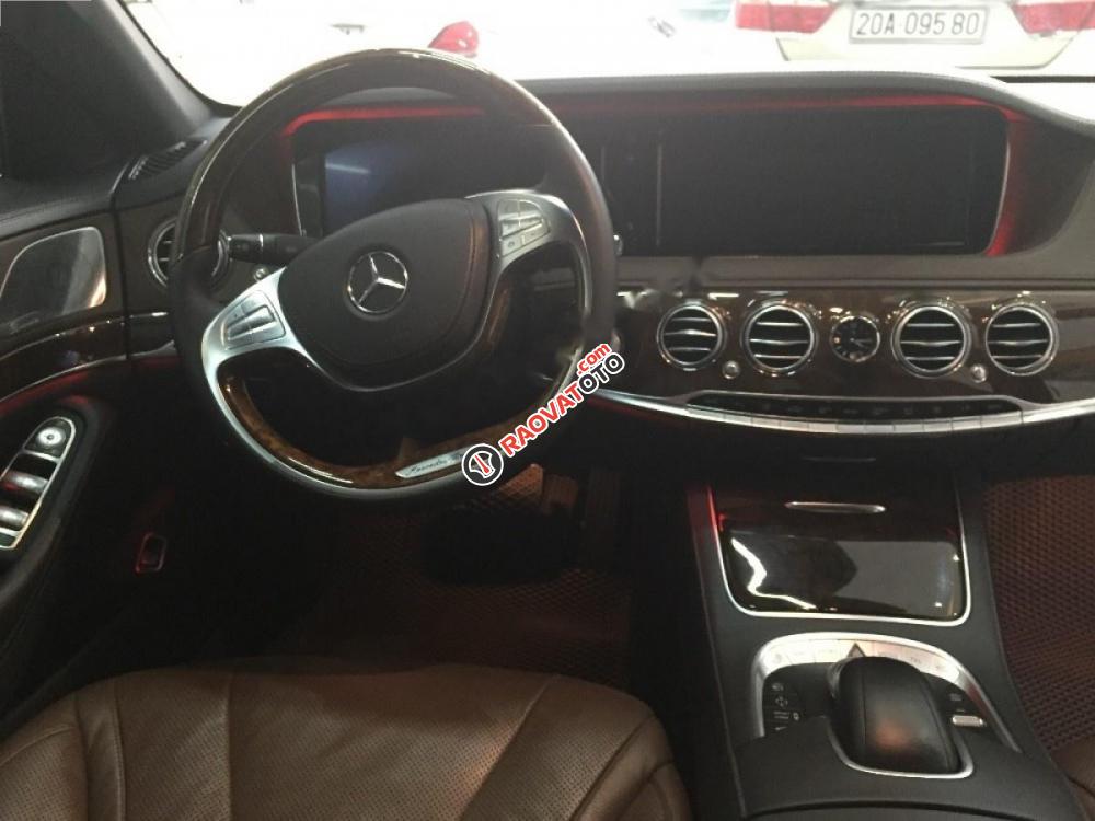Bán Mercedes S400L đời 2014, màu trắng-2