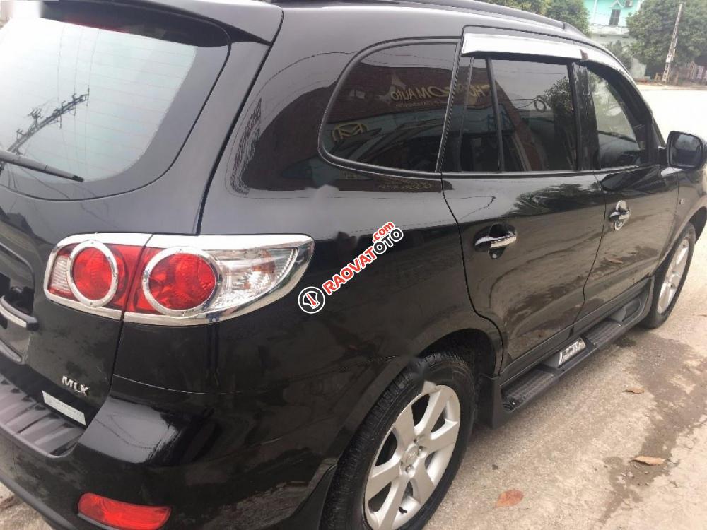 Xe Hyundai Santa Fe đời 2008, màu đen, xe nhập-8