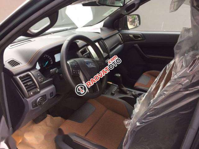 Bán ô tô Ford Ranger Wildtrak 3.2 Navigation 2017, màu xanh-1