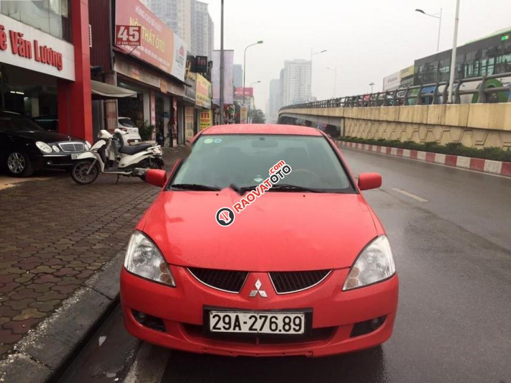 Cần bán xe Mitsubishi Lancer 1.6AT sản xuất 2003, màu đỏ-1