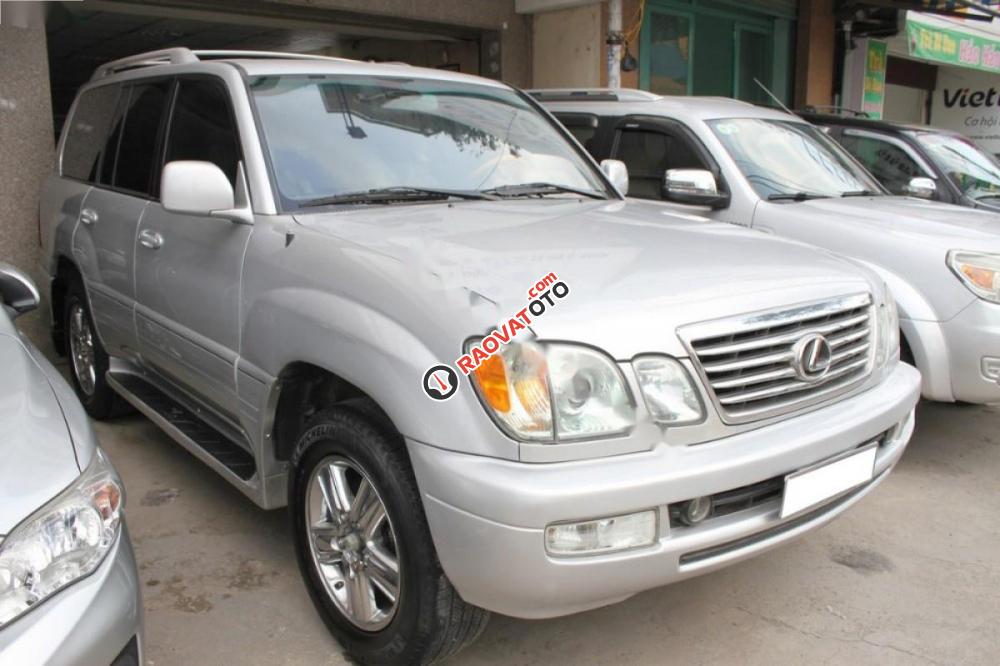 Bán Lexus LX 470 sản xuất 2005, màu bạc, nhập khẩu số tự động-2