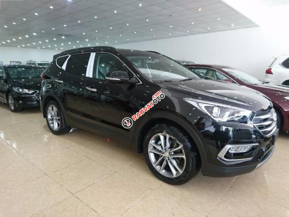 Cần bán Hyundai Santa Fe 2.4L 4WD đời 2017, màu đen-4