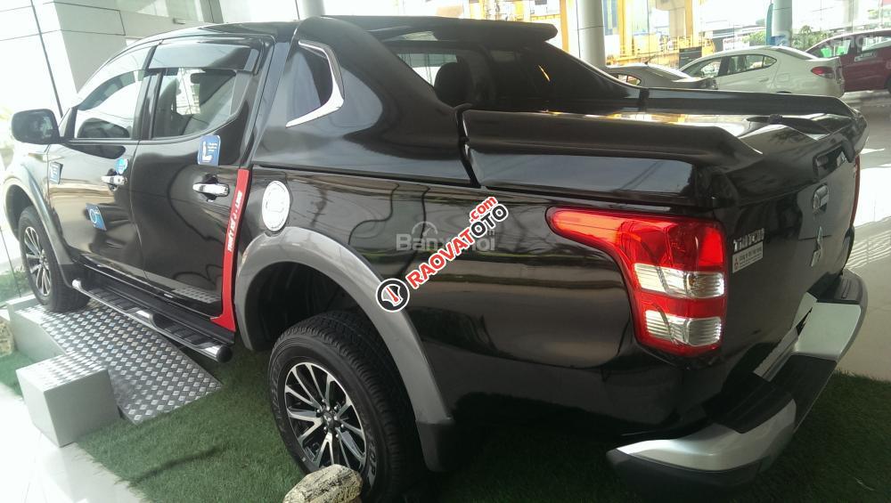 Bán xe Mitsubishi Triton đời 2017, màu đen, nhập khẩu nguyên chiếc, giá tốt nhất thị trường. Cho vay 80%-2