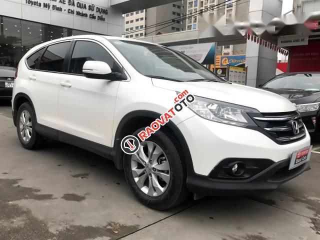 Bán xe Honda CR V sản xuất 2013, màu trắng chính chủ, 720 triệu-0