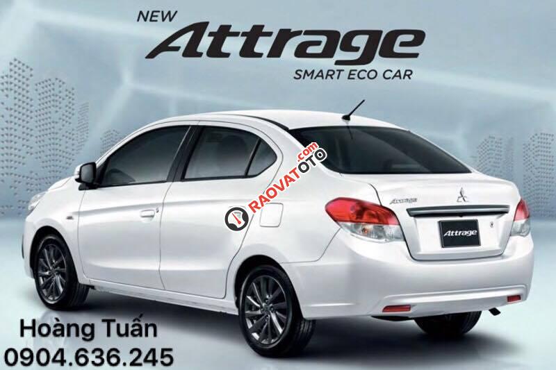 Bán Mitsubishi Attrage năm 2017, màu trắng, nhập khẩu-2