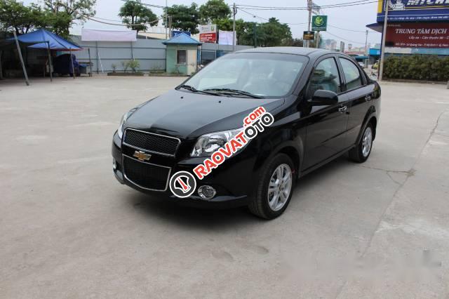 Bán Chevrolet Aveo đời 2017, màu đen, giá chỉ 419 triệu-2