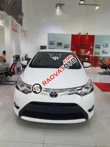 Bán Toyota Vios đời 2017, màu trắng, giá chỉ 488 triệu-0