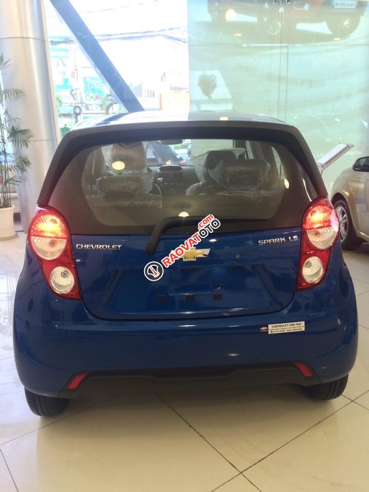 Chevrolet Spark LS 1.2L màu xanh dương, ưu đãi giá tốt, giao xe tận nơi - LH: 0945.307.489 Huyền-2