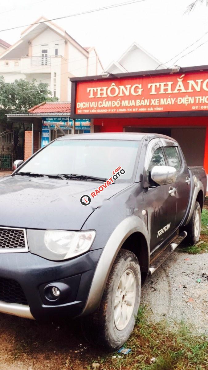 Bán xe Mitsubishi Triton năm 2009, màu xám, nhập khẩu  -6