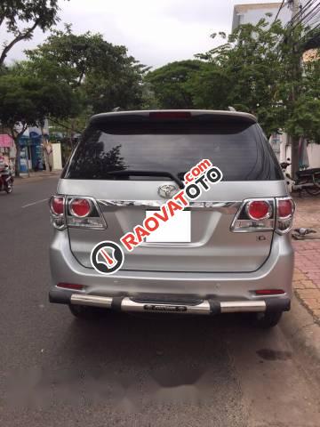 Bán xe Toyota Fortuner G 2.5MT đời 2015, màu bạc số sàn-0