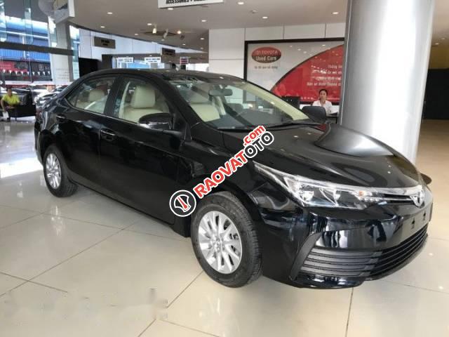 Bán Toyota Corolla altis 1.8G đời 2017, màu đen-0