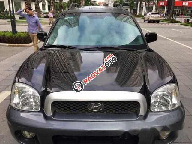 Bán Hyundai Santa Fe Gold đời 2008, màu đen -1