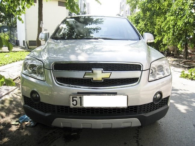 Bán xe Chevrolet Captiva đời 2010, màu bạc, nhập khẩu  -1