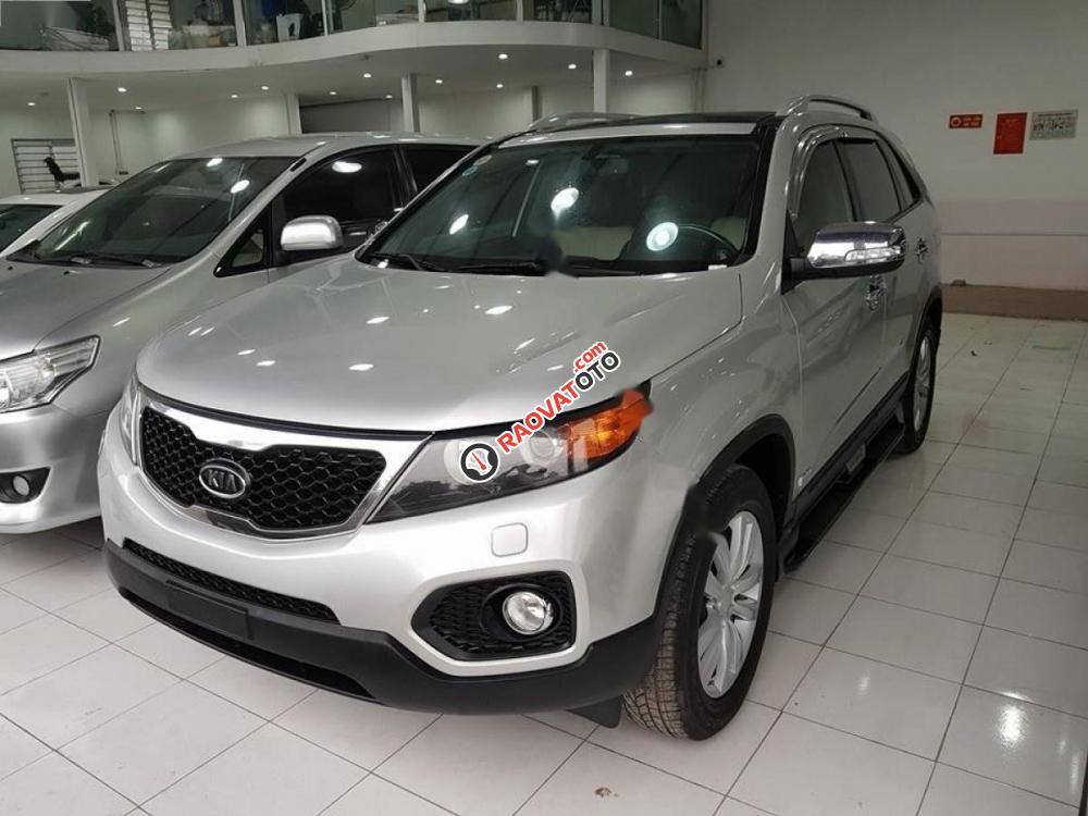 Cần bán xe Kia Sorento GAT 2.4L 4WD đời 2011, màu bạc-0