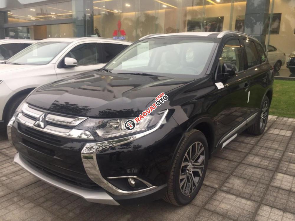 Bán xe Mitsubishi Outlander 2.0 STD đời 2017, màu đen, nhập khẩu Nhật Bản, giá 973tr-2