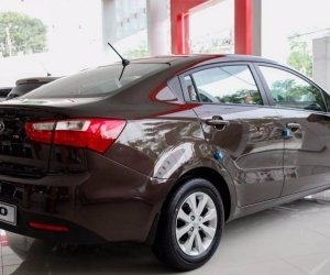 Bán ô tô Kia Rio đời 2017, màu nâu, nhập khẩu nguyên chiếc-4