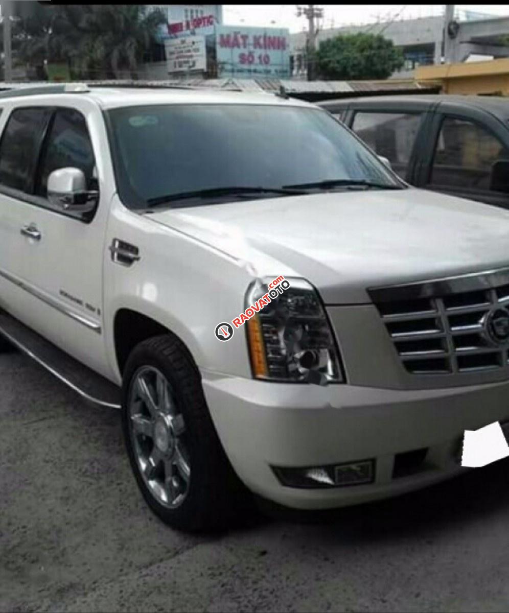 Chính chủ bán Cadillac Escalade ESV sản xuất 2008, màu trắng, xe nhập-1