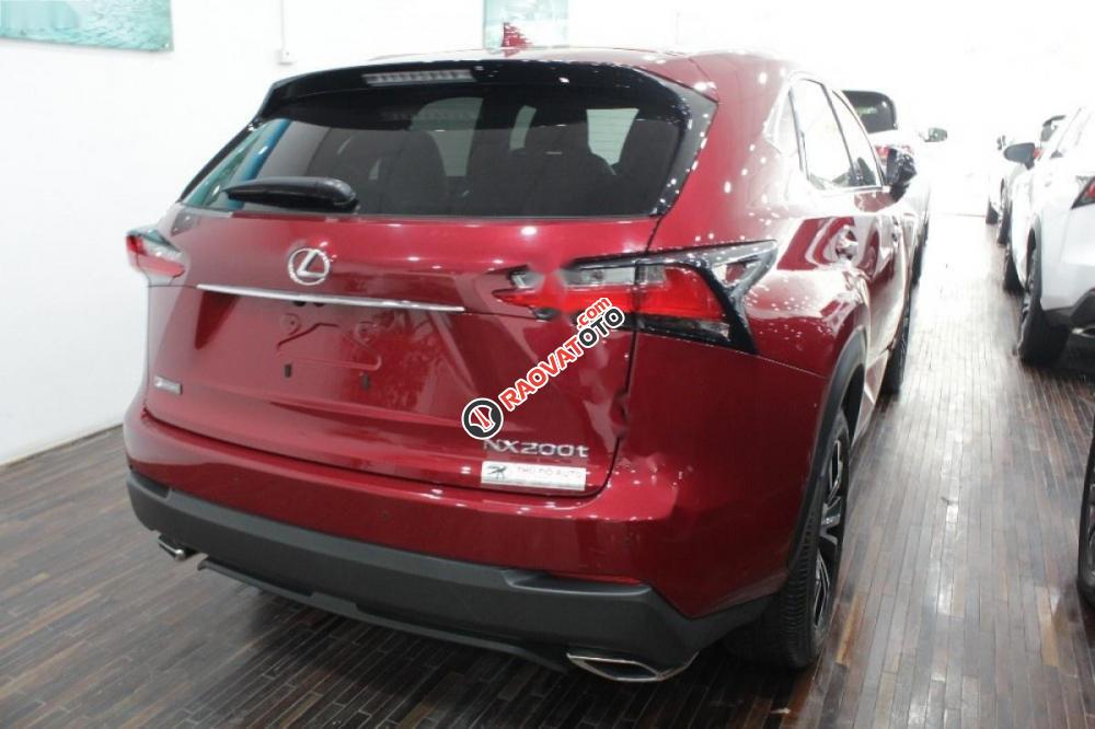 Bán xe Lexus NX 200t F-Sport đời 2016, màu đỏ, nhập khẩu-5