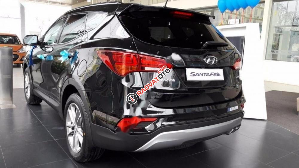 Cần bán Hyundai Santa Fe 2.4L 4WD đời 2017, màu đen-2