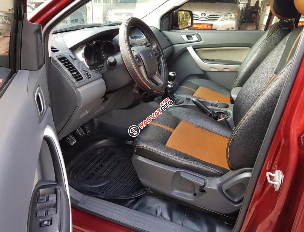 Bán Ford Ranger XLT 2.2MT 2013, màu đỏ, nhập khẩu nguyên chiếc-3