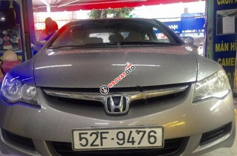 Bán Honda Civic 1.8 MT sản xuất 2008, màu bạc số sàn-1