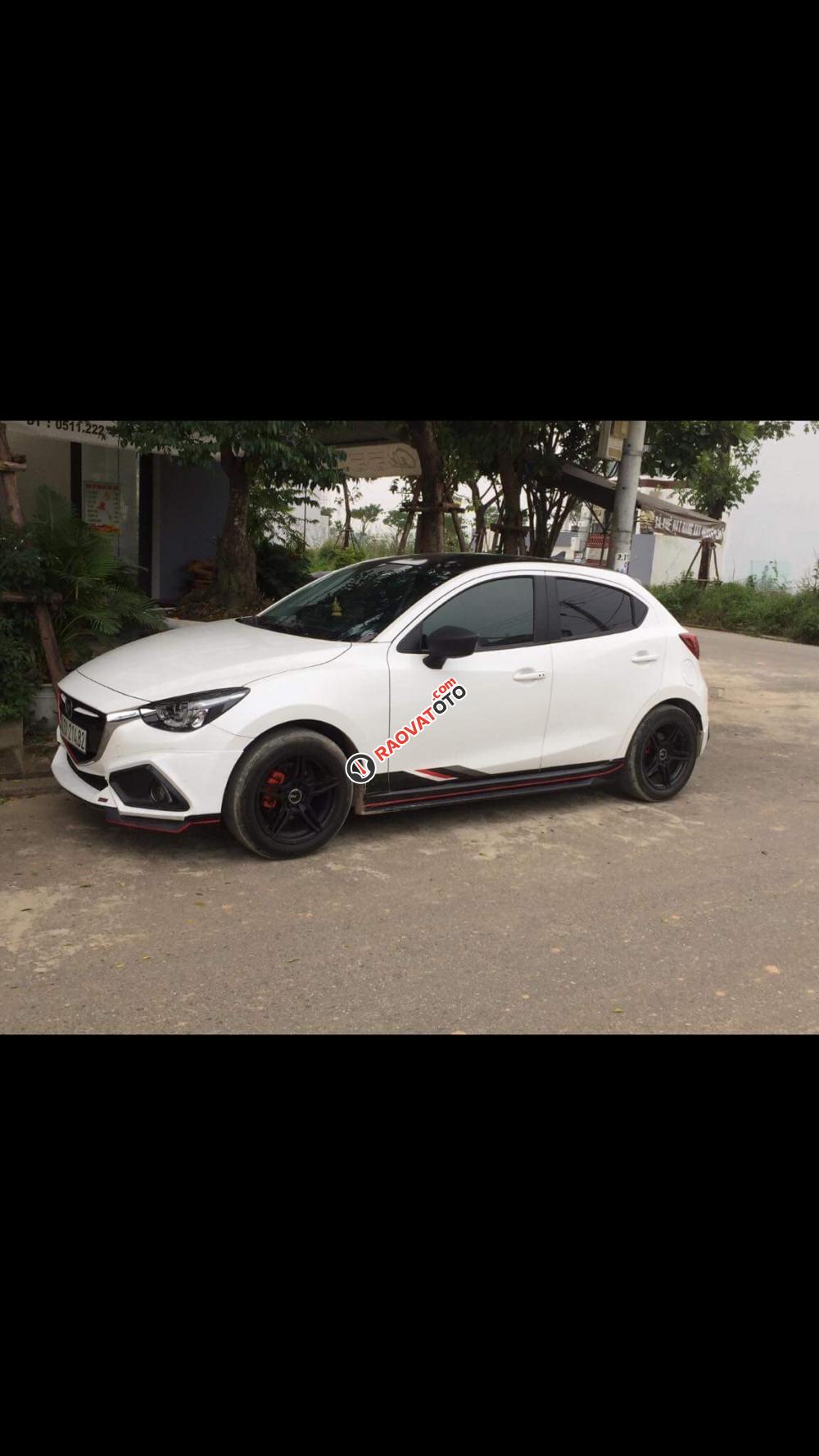 Bán Mazda 2 đời 2016, màu trắng chính chủ, 500 triệu-0