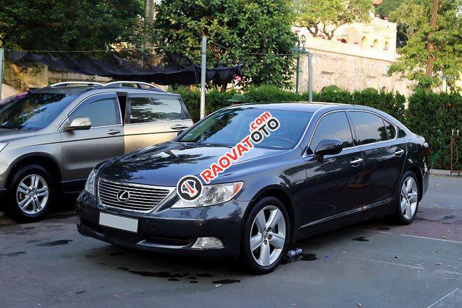 Chính chủ bán Lexus LS 460 L sản xuất 2007, màu đen-0