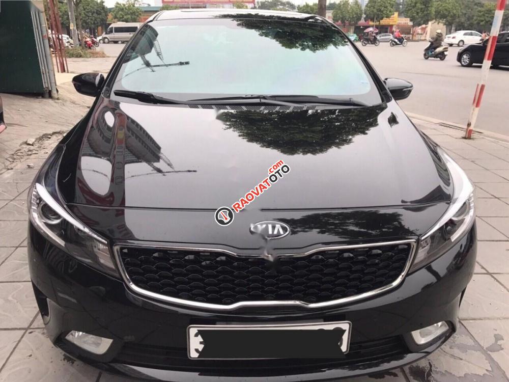 Bán xe Kia Cerato 1.6 AT đời 2016, màu đen còn mới-4
